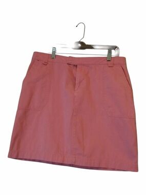 Bass Pink Cotton Mini Skirt 18” long